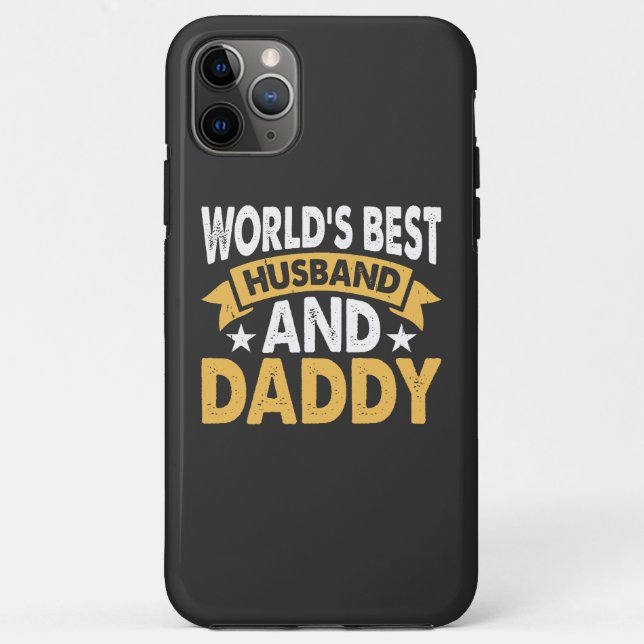 Coques Case-Mate iPhone meilleur mari et papa du monde (Dos)