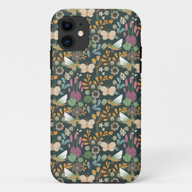 Coques Case-Mate iPhone Meilleur Motif de printemps (Dos)