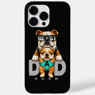 Coque Case-Mate iPhone Meilleur papa bouledogue de tous les temps – Fête