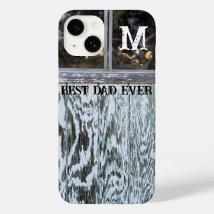 Coque Case-Mate iPhone Meilleur Papa de Tous les Temps Bois en Distress a