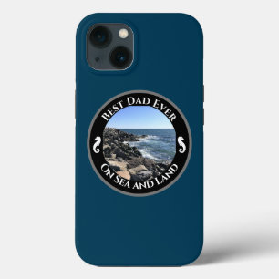 Case-Mate iPhone Case Meilleur Papa Jamais Bleu Océan Atlantique Rocky S