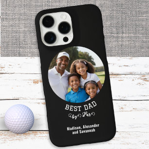 Coque iPhone 16 Pro Max Meilleur Papa Par Photo de Golf pour la Fête des P