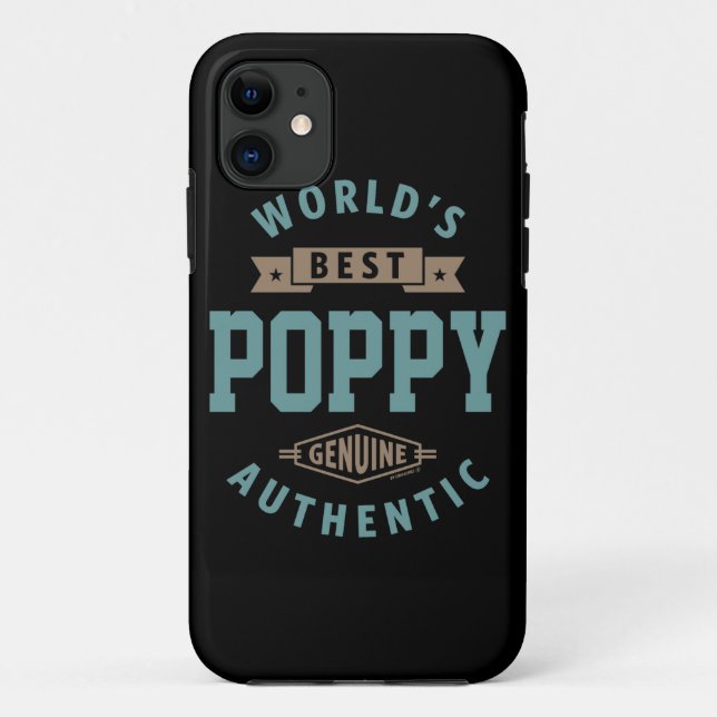 Coques Case-Mate iPhone Meilleur Poppy (Dos)