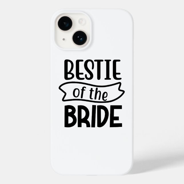 Coques Case-Mate iPhone Meilleure amie de la mariée (Verso)