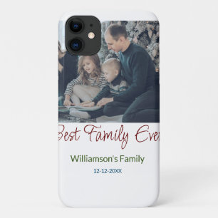 Case-Mate iPhone Case Meilleure famille jamais ajouter nom de famille ph