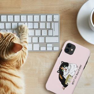 Case-Mate iPhone Case Meilleure Maman Chat Fête des Mères Rose Calicot G