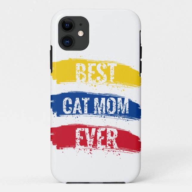 Coques Case-Mate iPhone Meilleure maman de chat du monde (Dos)