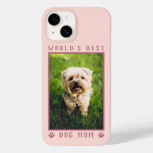 Coque Case-Mate iPhone Meilleure Maman de Chien au Monde Empreintes de Pa
