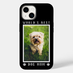 Coque Case-Mate iPhone Meilleure Maman de Chien au Monde Empreintes de Pa