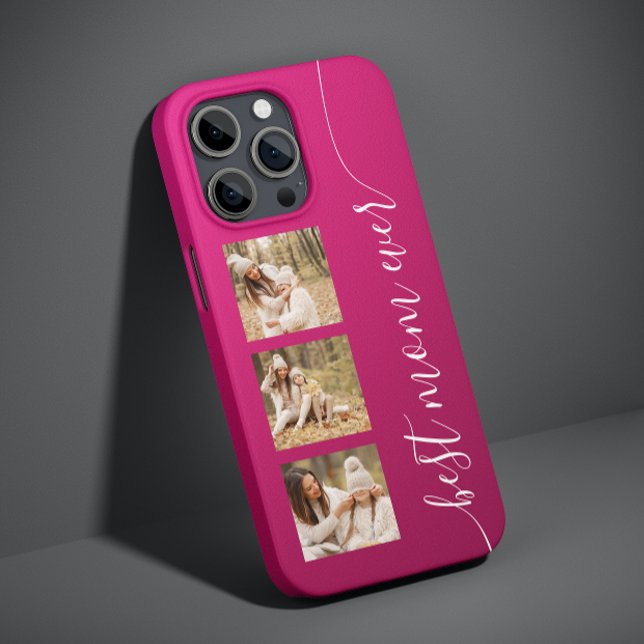 Coques Case-Mate iPhone Meilleure maman Jamais Photo Photo Élégant Script  (Créateur téléchargé)