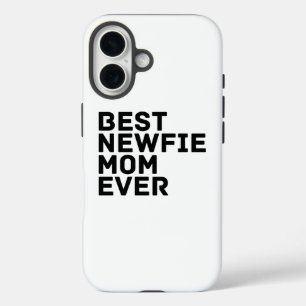 Coque Pour iPhone 16 Meilleure maman Newfie jamais - Chien de Terre-Neu