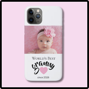 Case-Mate iPhone Case Meilleure Mémé du Monde depuis Année Photo Mignonn