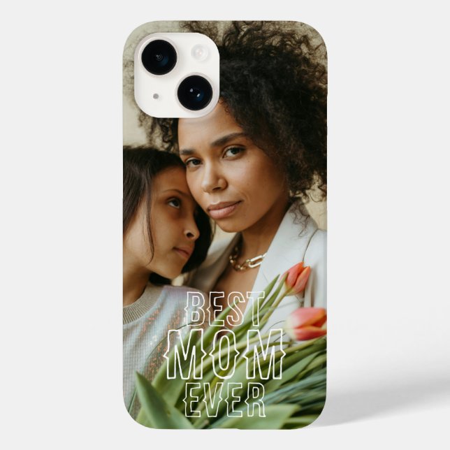 Coques Case-Mate iPhone Meilleure Mère Photo (Verso)