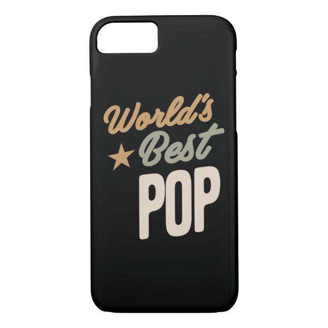 Coques Case-Mate iPhone Meilleure pop du monde - Cadeaux père et grand-pèr (Dos)