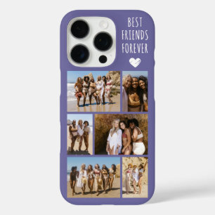 Coque iPhone 16 Pro Meilleures Amies Pour Toujours 6 Photo Violet