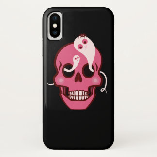 Case-Mate iPhone Case Mélange Crâne Avec Araignée Et Fantômes Dans Les Y