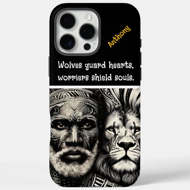 Coques Case-Mate iPhone Mélange de culture africaine et de faune (Verso)
