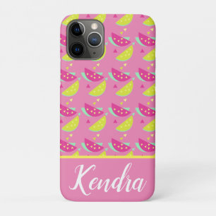Case-Mate iPhone Case Mélange de fruits de pastèque d'été Confetti rose