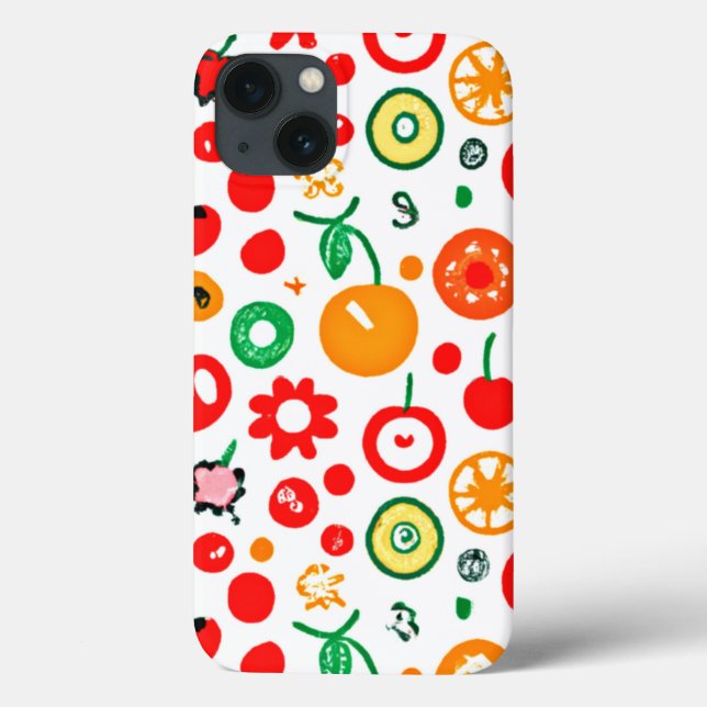 Coques Case-Mate iPhone Mélanges de Motifs de fruits. Commandez dès mainte (Verso)