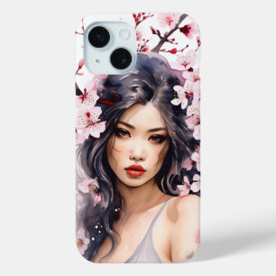 Coque Case-Mate iPhone Melanie Sakura Cherry Blossom Girl