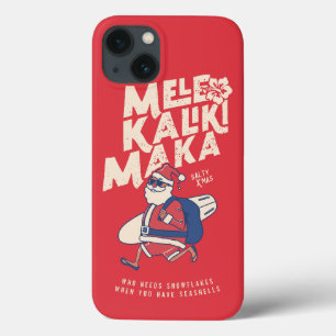 Case-Mate iPhone Case Mele Kalikimaka - Funny Noël hawaïen à Père Noël
