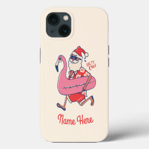 Case-Mate iPhone Case Mele Kalikimaka Père Noël Flamant rose Getaways de