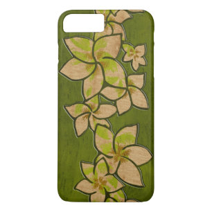 Coques Pour iPhone Melia Hawaii Plumeria Faux Wood