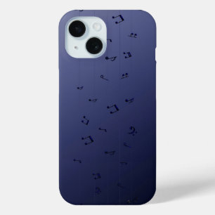 Coque Case-Mate iPhone Mélodie gothique foncé : Ombre Notes musicales