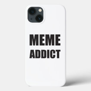 Case-Mate iPhone Case "Meme Addict" texte noir design