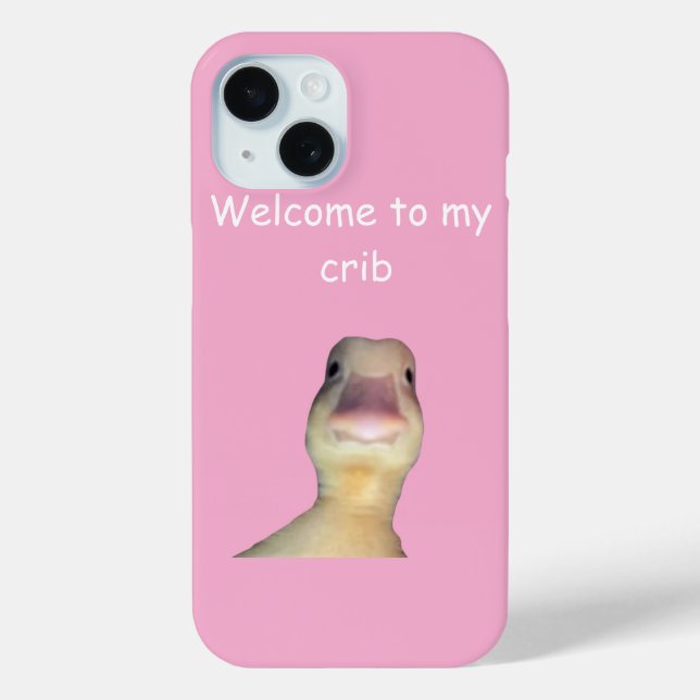 Coques Case-Mate iPhone Mème de canard drôle – “Bienvenue dans mon antre”  (Verso)