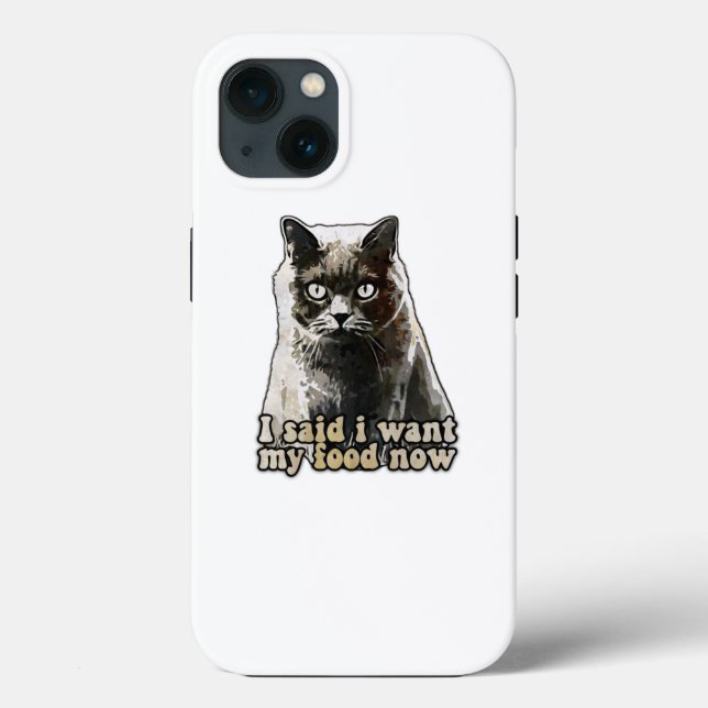 Coques Case-Mate iPhone Mème de chat amusant pour les amoureux de les chat (Verso)