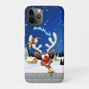 Case-Mate iPhone Case Mème de Noël drôle de renne qui regarde par-dessus