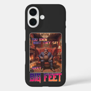 Coque Pour iPhone 16 Mème de pieds Bigfoot amusant