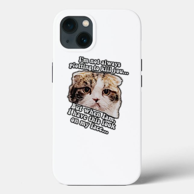 Coques Case-Mate iPhone Mème du chat grincheux pour les propriétaires de c (Verso)