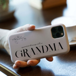 Coque Case-Mate iPhone Mémé Lettrage Chic Boho & Floral