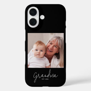 Coque Pour iPhone 16 Mémé noire a établi une photo audacieuse