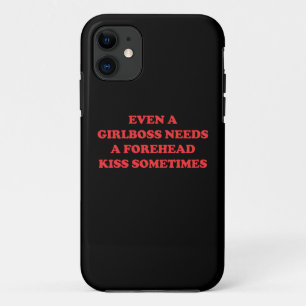 Case-Mate iPhone Case Même une girlboss a besoin d'un baiser sur le fron