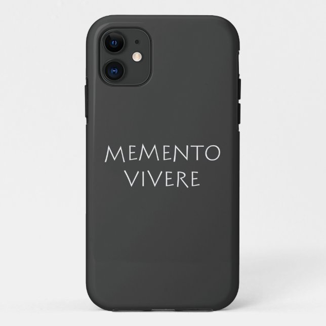 Coques Case-Mate iPhone Memento vivere (Dos)