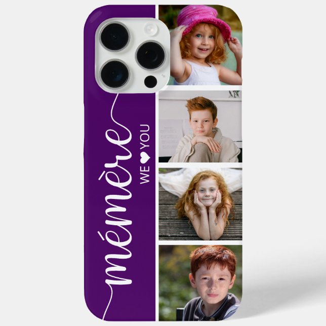 Coques Case-Mate iPhone Mémère 4 Photo (Verso)