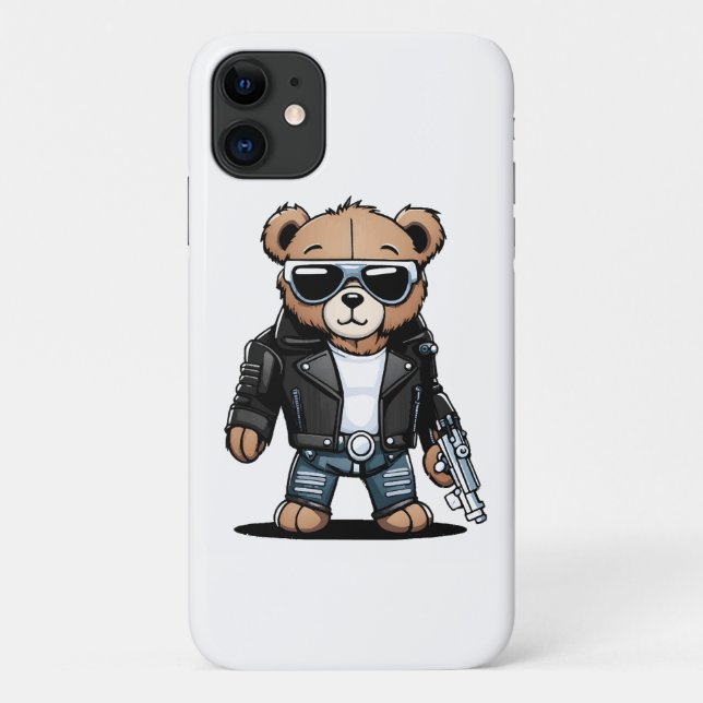 Coques Case-Mate iPhone Mèmes de nounours mignons (Dos)