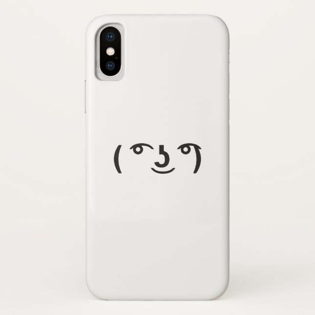 Coques Case-Mate iPhone Memes Lenny face ( ͡° ͜ʖ ͡°)  Émoticône texte (Dos)