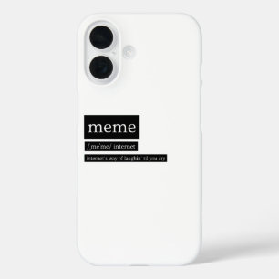 Coque Pour iPhone 16 Mèmes - Pronononciation et définition T-shirt