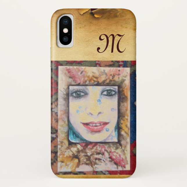 COQUES Case-Mate iPhone MÉMOIRE DE L'AUTOMNE AVEC FEUILLES ET GOUTTES D'EA (Dos)