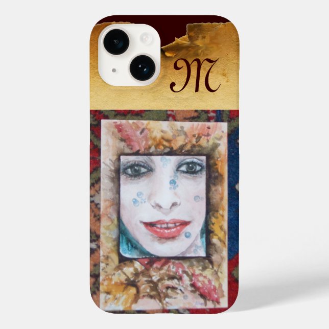 COQUES Case-Mate iPhone MÉMOIRE DE L'AUTOMNE AVEC FEUILLES ET GOUTTES D'EA (Verso)