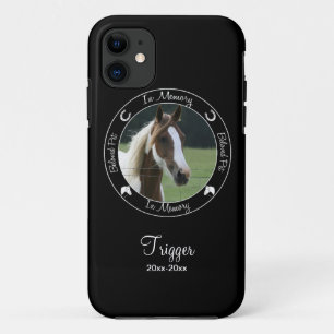Coques Pour iPhone Mémorial - Perte du cheval - Photo personnalisée/N