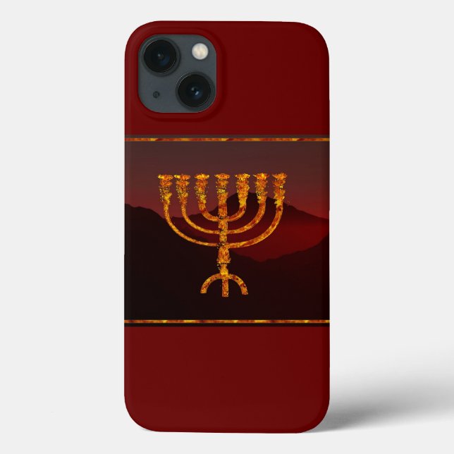 Coques Case-Mate iPhone Menorah de Moshe (Verso)