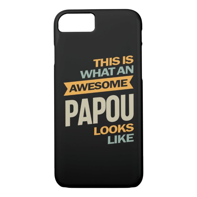 Coques Case-Mate iPhone Mens Awesome Papou Apparaît - Don Père (Dos)