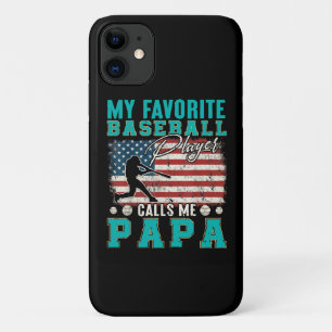 Case-Mate iPhone Case Mens Mon Joueur De Baseball Préféré M'Appelle Papa