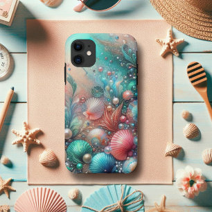 Case-Mate iPhone Case Menthe Et Coquillages Des Mers Corail Bliss océani