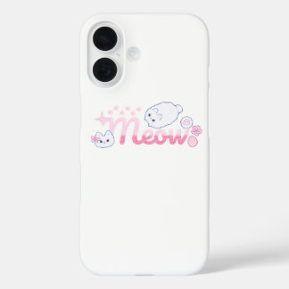 Coque Pour iPhone 16 Meowrose